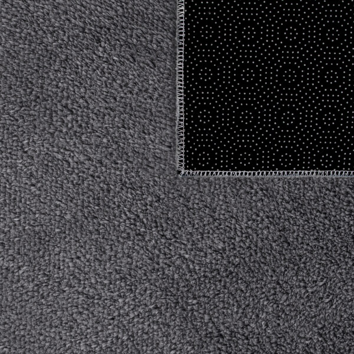 Tapis doux et lavable avec envers antidérapant, couleurs unies