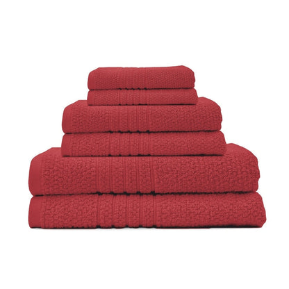 Serviette de bain 100 % coton Softee 6 pièces