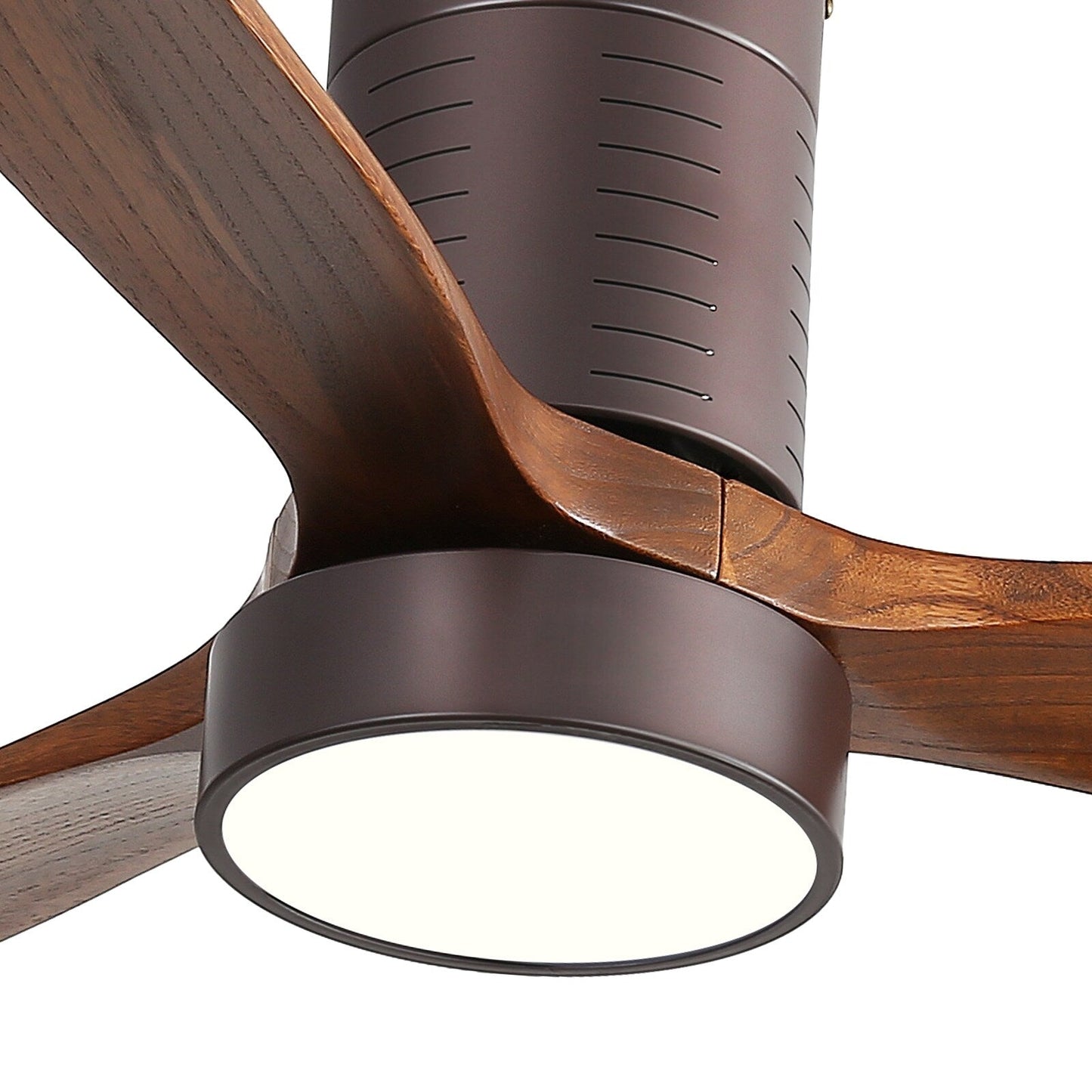 Ventilateur de plafond encastré Sofucor 52 pouces avec télécommande, moteur réversible et éclairage intégré en option