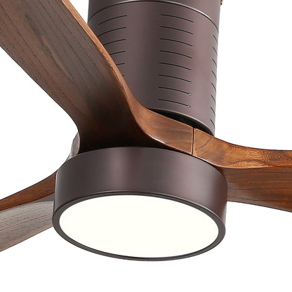 Ventilateur de plafond encastré Sofucor 52 pouces avec télécommande, moteur réversible et éclairage intégré en option