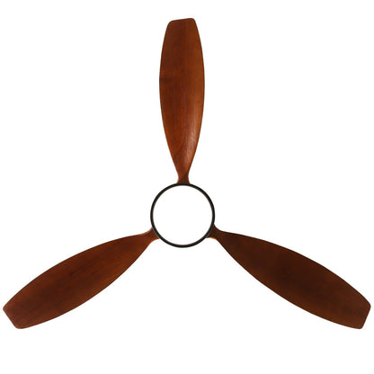 Ventilateur de plafond d'intérieur en bois Sofucor 52 avec télécommande et éclairage intégré en option