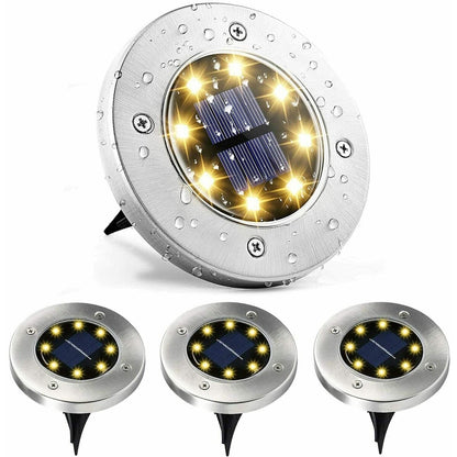 Éclairage solaire d'extérieur étanche pour allée
