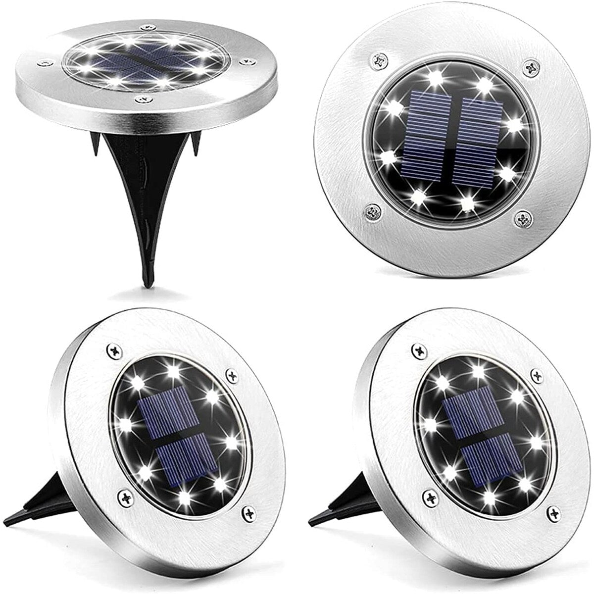 Éclairage solaire d'extérieur étanche pour allée