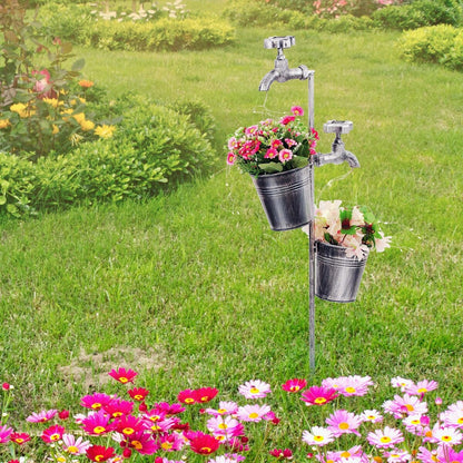 Guirlande lumineuse LED solaire pour décoration de jardin avec jardinière