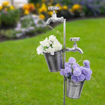 Guirlande lumineuse LED solaire pour décoration de jardin avec jardinière