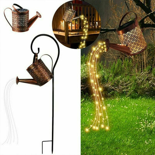 Arrosoir solaire pour extérieur, lampe de jardin étanche