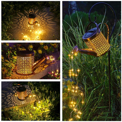 Arrosoir solaire pour extérieur, lampe de jardin étanche