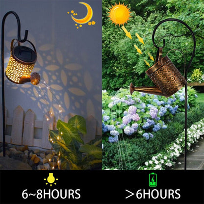 Arrosoir solaire pour extérieur, lampe de jardin étanche