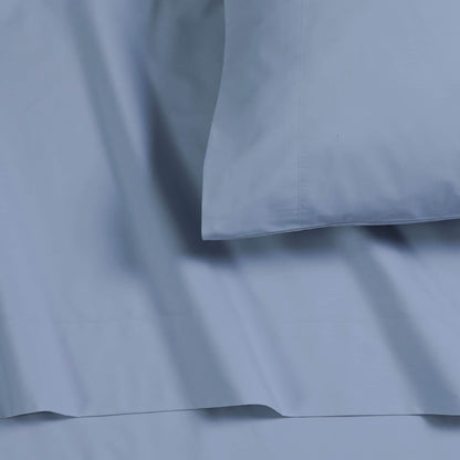 Parure de draps en percale de coton 300 fils, unie ou imprimée, à poches extra profondes
