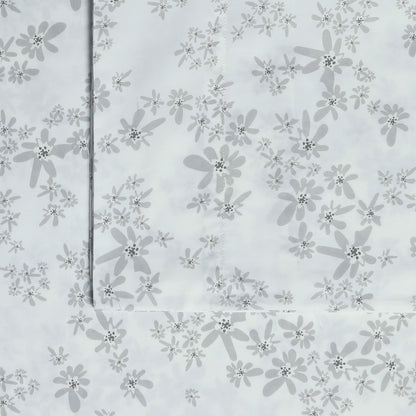 Parure de draps en percale de coton 300 fils, unie ou imprimée, à poches extra profondes