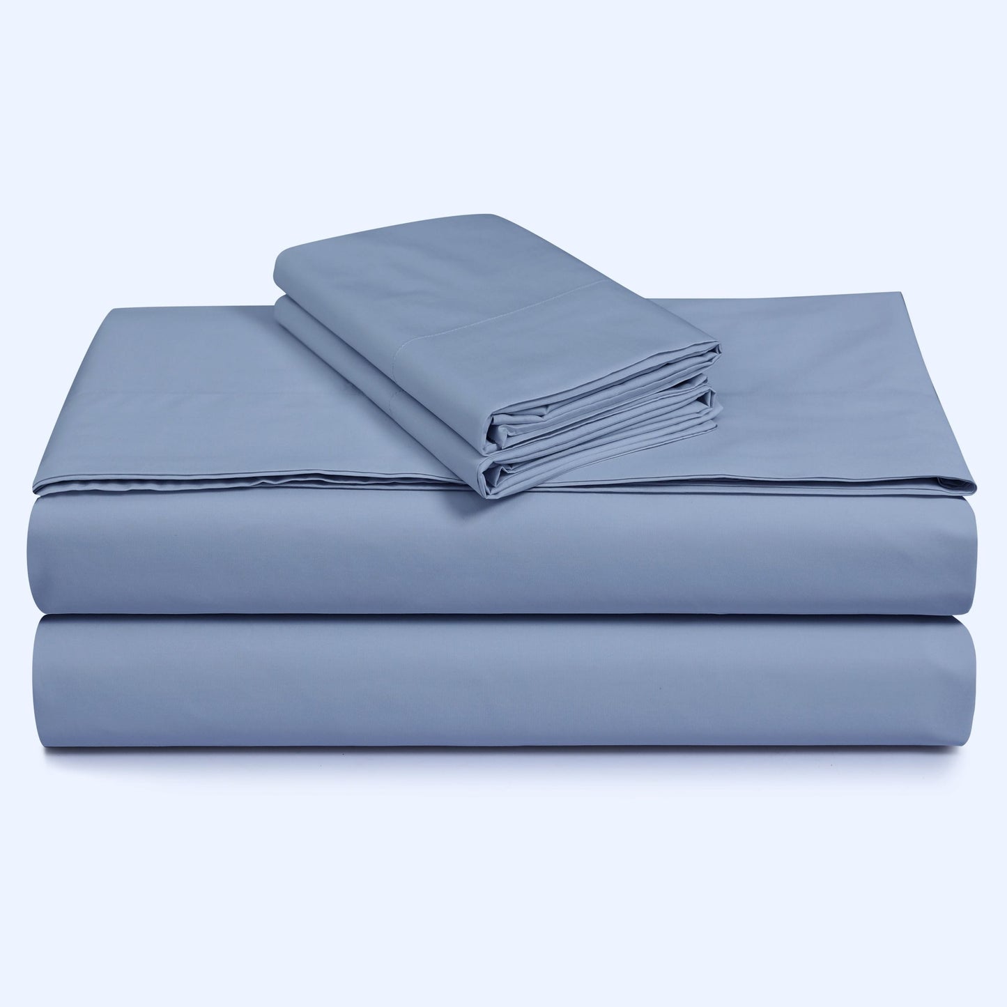 Parure de draps en percale de coton 300 fils, unie ou imprimée, à poches extra profondes