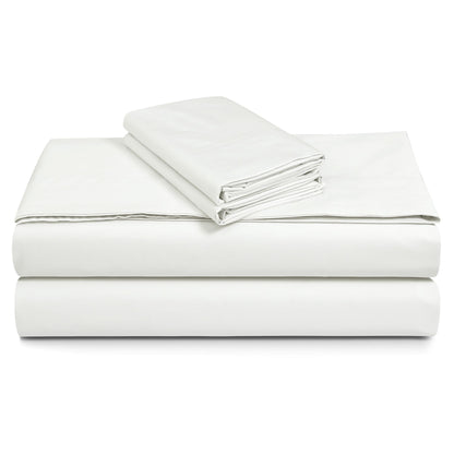 Parure de draps en percale de coton 300 fils, unie ou imprimée, à poches extra profondes