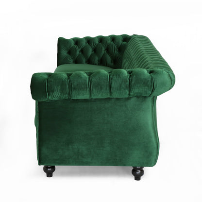 Canapé capitonné en velours Somerville Chesterfield par Christopher Knight Home