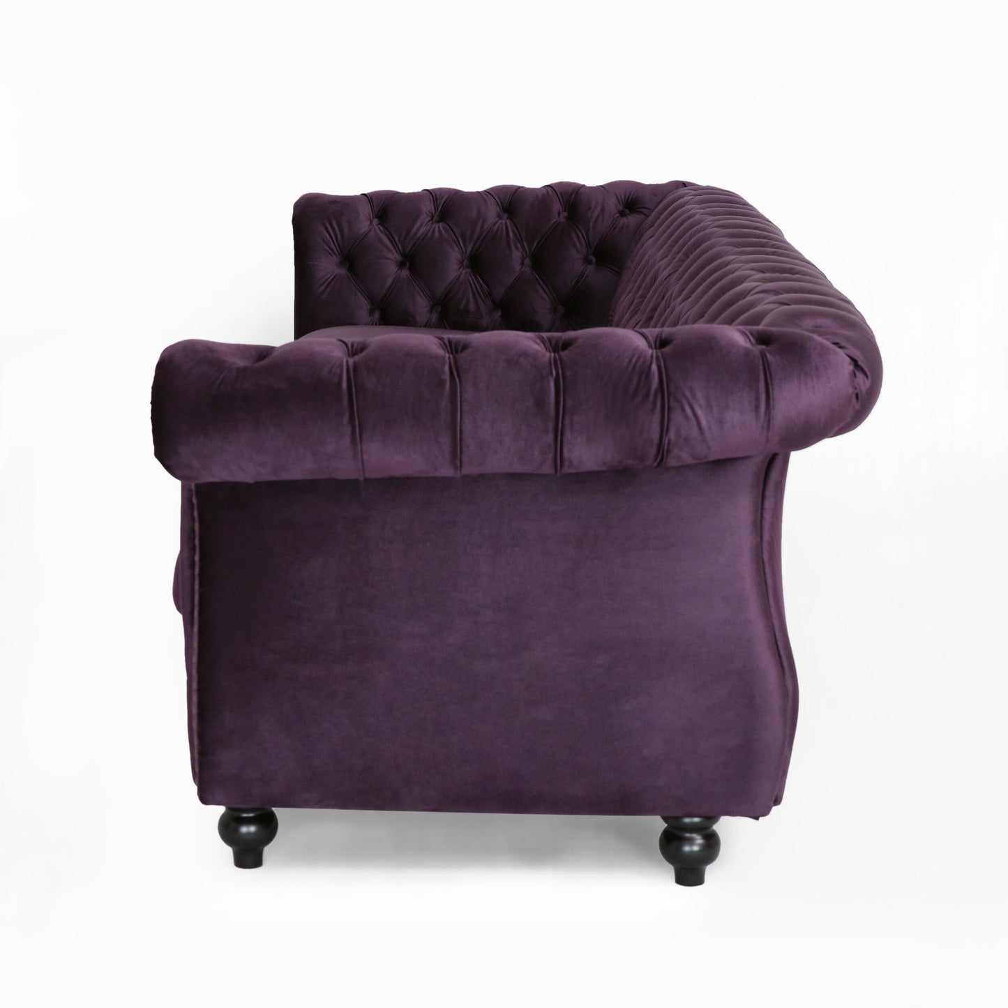 Canapé capitonné en velours Somerville Chesterfield par Christopher Knight Home
