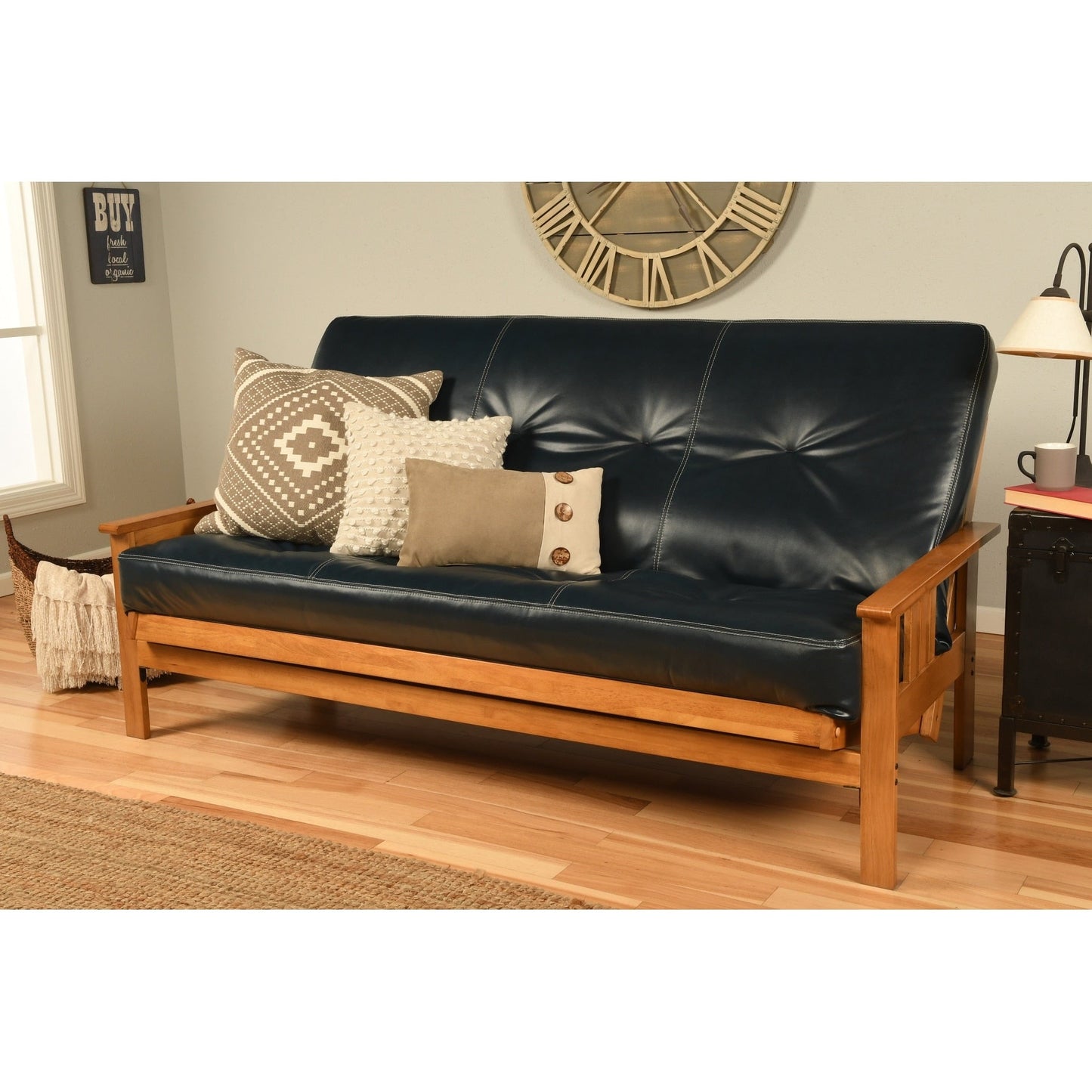 Matelas futon de remplacement Somette en mousse haute densité et ressorts pleine grandeur (cadre non inclus)