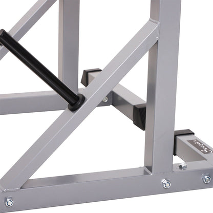 Support à squat/développé couché Soozier Steel 2 pièces à hauteur réglable - N/A