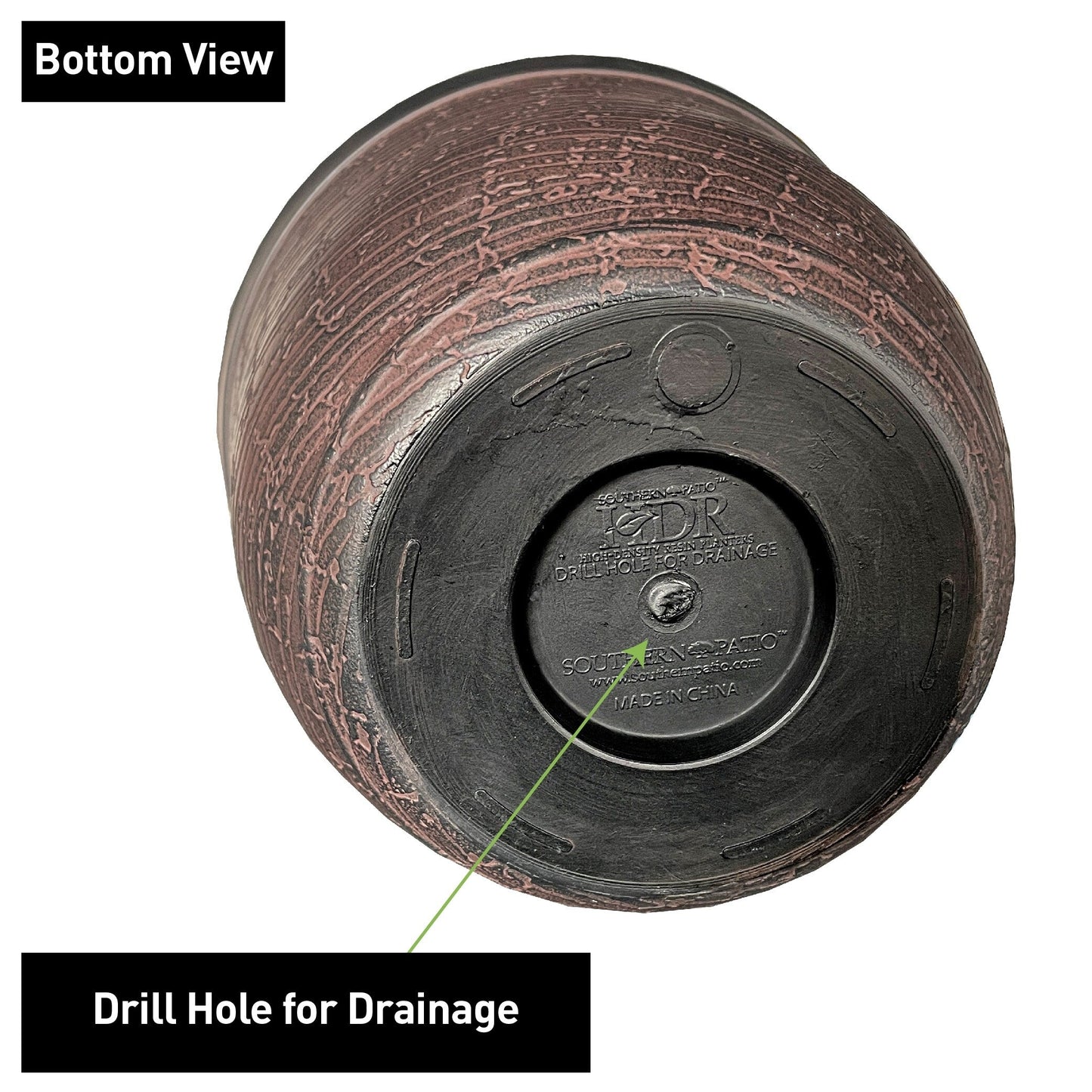 Jardinière Cronus pour patio sud