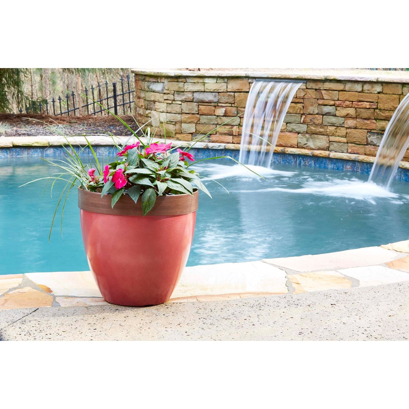 Jardinière en résine Hornsby de Southern Patio