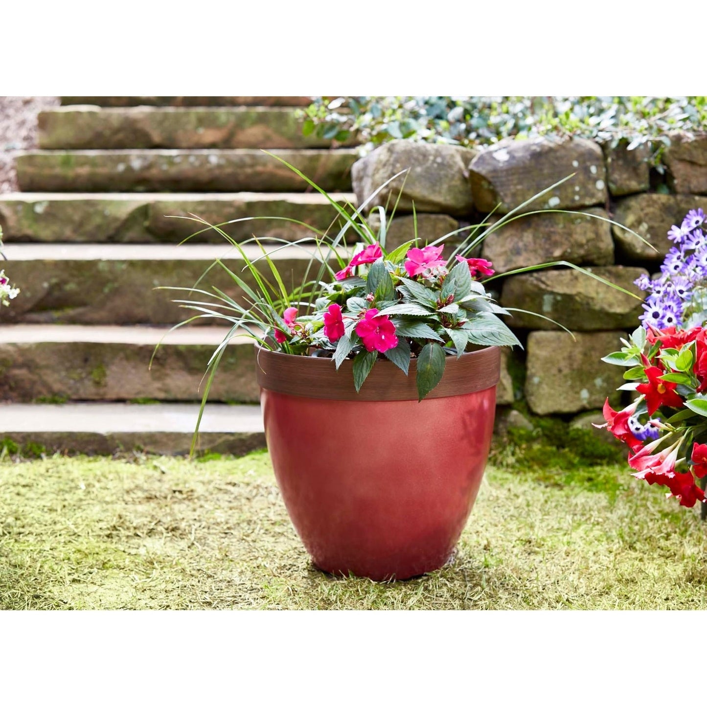 Jardinière en résine Hornsby de Southern Patio