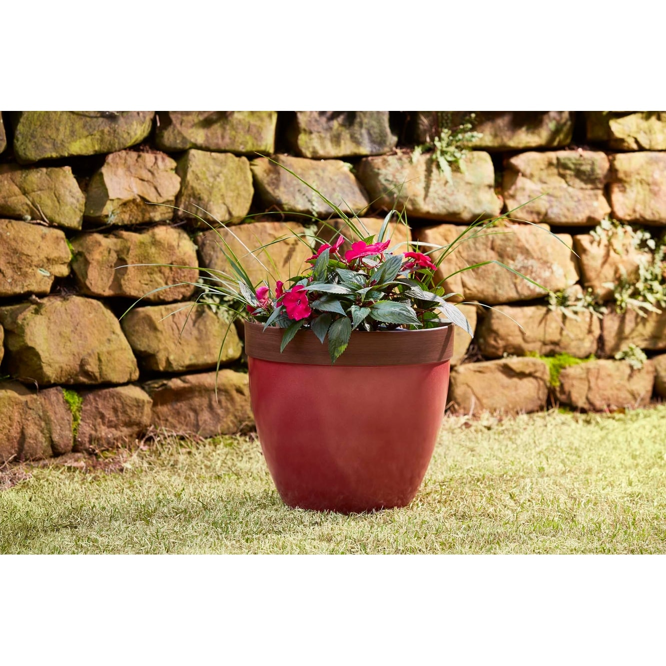 Jardinière en résine Hornsby de Southern Patio