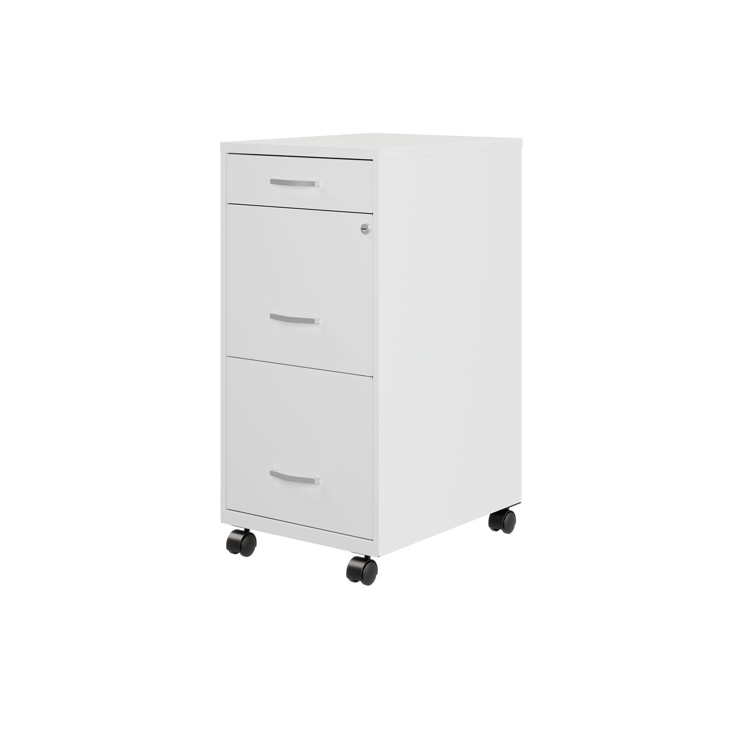 Classeur métallique Space Solutions 18 pouces à 3 tiroirs