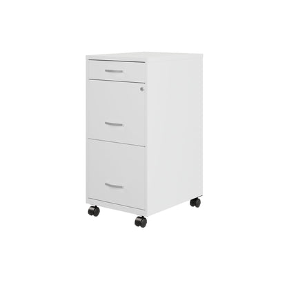 Classeur métallique Space Solutions 18 pouces à 3 tiroirs