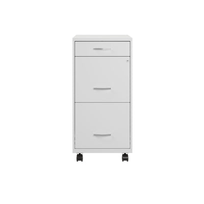 Classeur métallique Space Solutions 18 pouces à 3 tiroirs