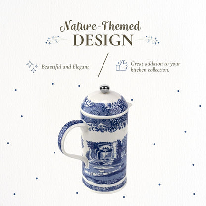 Cafetière italienne à piston Spode Blue - 28 onces