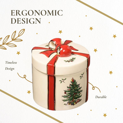Coffret cadeau 2 pièces sapin de Noël Spode - 4