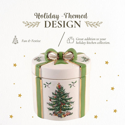 Coffret cadeau 2 pièces sapin de Noël Spode - 4