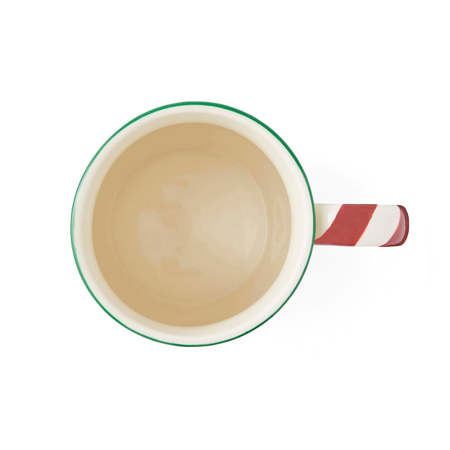 Ensemble de 4 tasses Spode à la menthe poivrée en forme de sapin de Noël