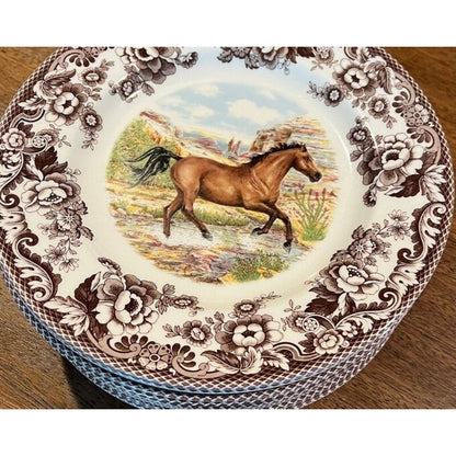 Assiette à salade Spode Woodland, cheval 20 cm - 20 x 20 cm