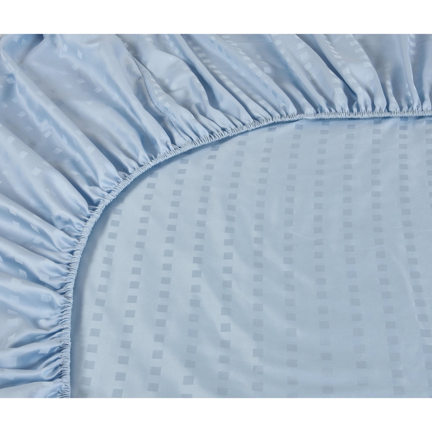Parure de draps rayés Spring Home 100 % coton égyptien à poches profondes 1200 fils