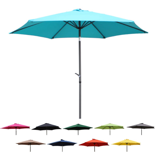 Parasol de marché en aluminium de 9 pieds de Saint-Kitts