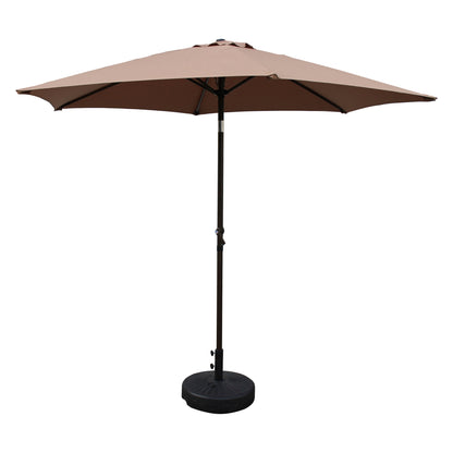 Parasol de marché en aluminium de 9 pieds de Saint-Kitts