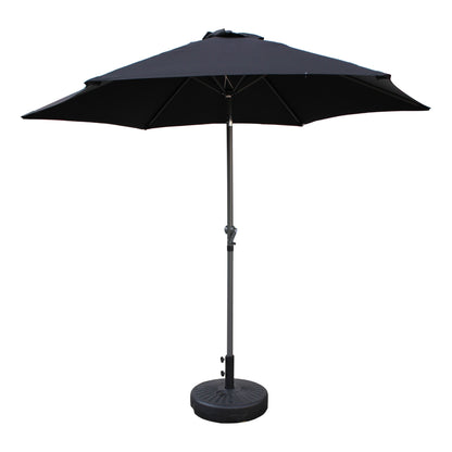 Parasol de marché en aluminium de 9 pieds de Saint-Kitts
