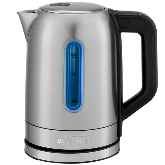 Bouilloire électrique en acier inoxydable de 7,2 tasses avec 5 préréglages