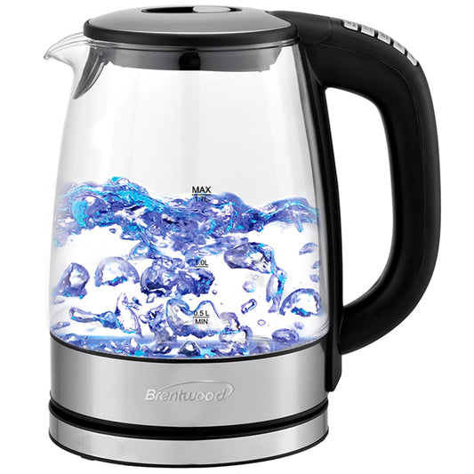 Bouilloire électrique en acier inoxydable de 7,2 tasses avec 6 préréglages