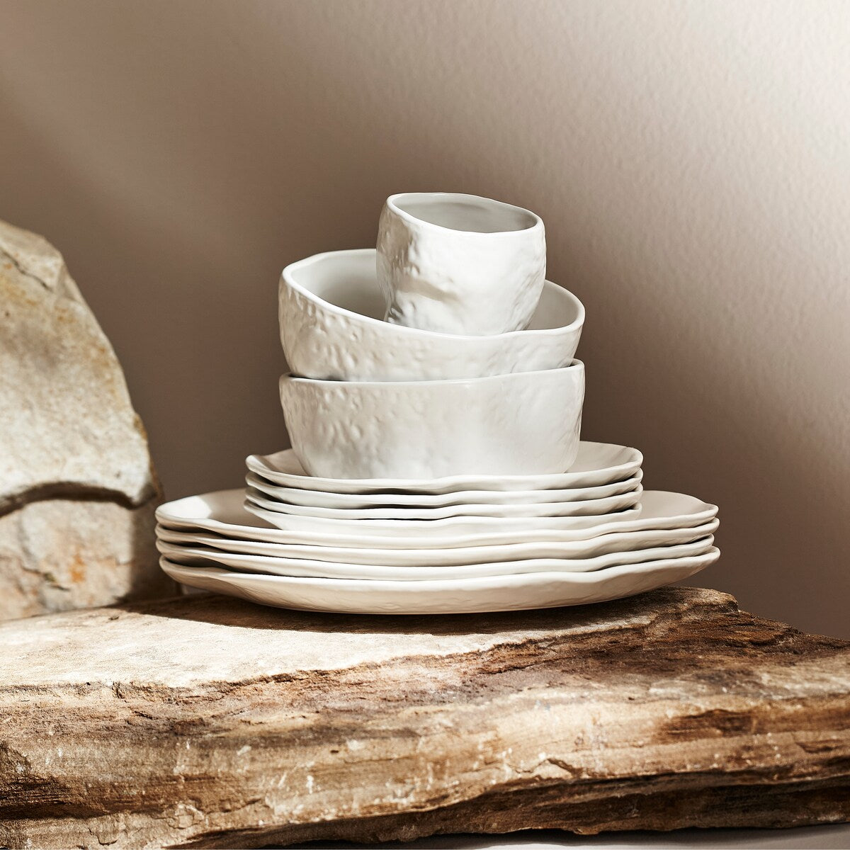 Service de table en grès Stone by Mercer Project ATIK