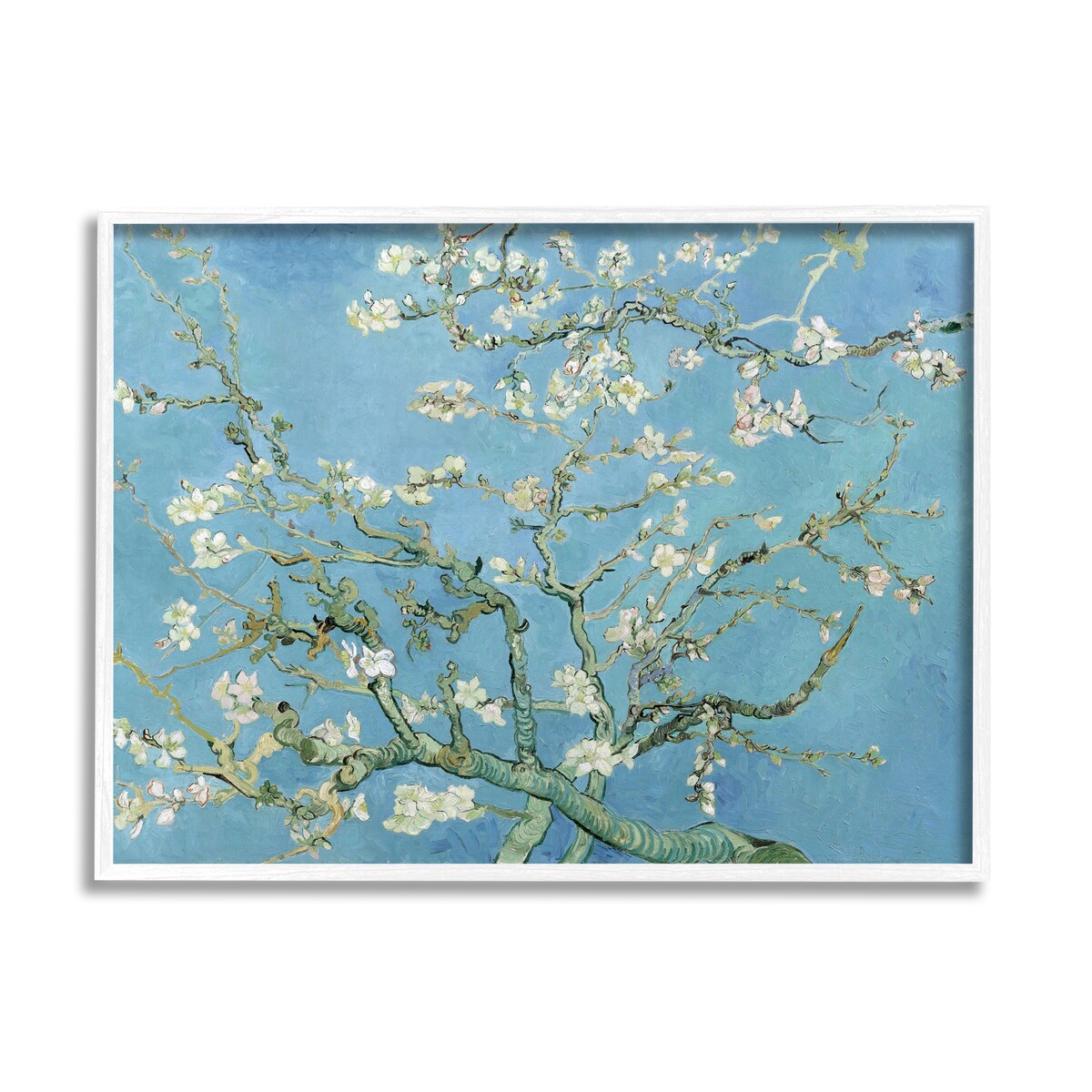 Peinture encadrée « Fleurs d'amandier » de Vincent Van Gogh, œuvre classique, réalisée par one1000paintings