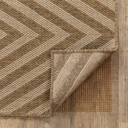 Sous-tapis d'extérieur toutes saisons Style Haven - Marron
