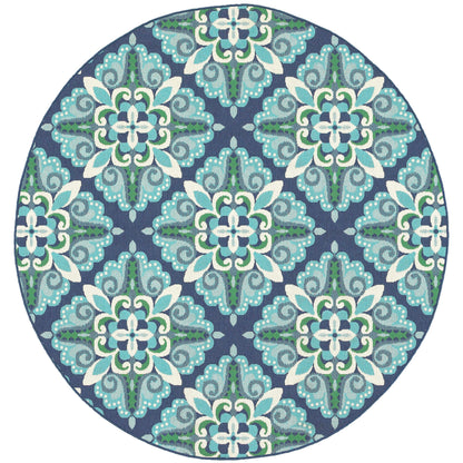 Tapis d'intérieur et d'extérieur Style Haven Martinque Medallion-