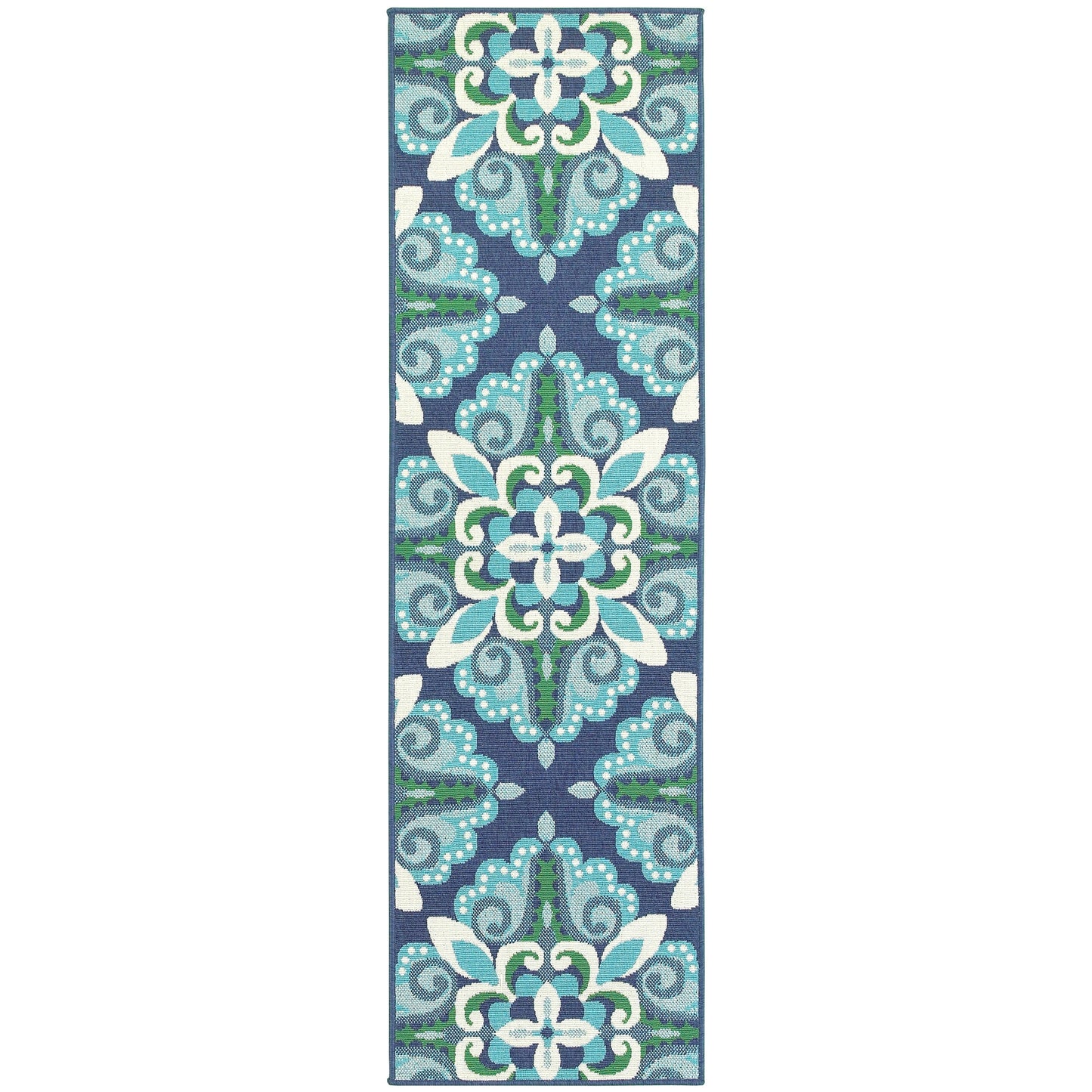 Tapis d'intérieur et d'extérieur Style Haven Martinque Medallion-