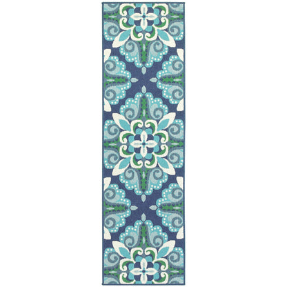 Tapis d'intérieur et d'extérieur Style Haven Martinque Medallion-
