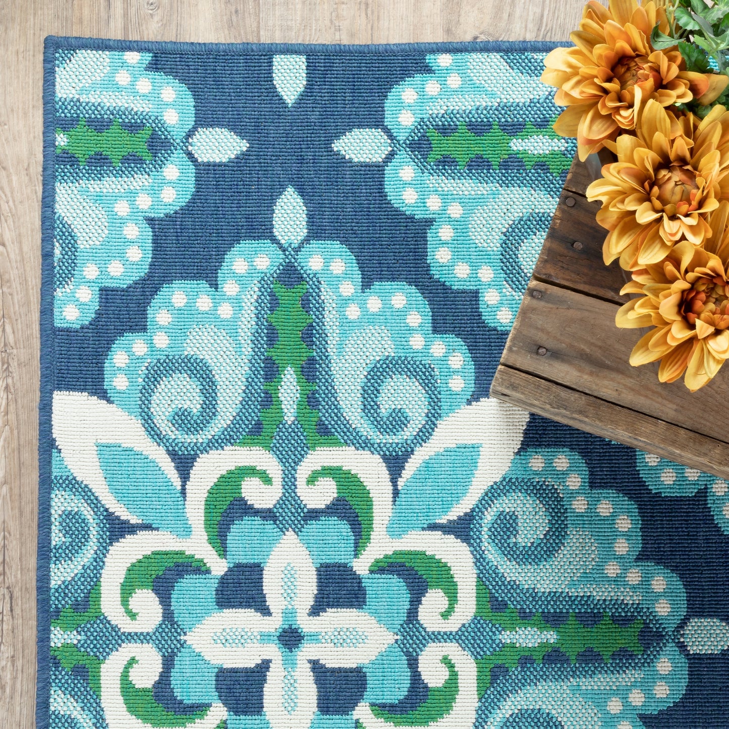 Tapis d'intérieur et d'extérieur Style Haven Martinque Medallion-