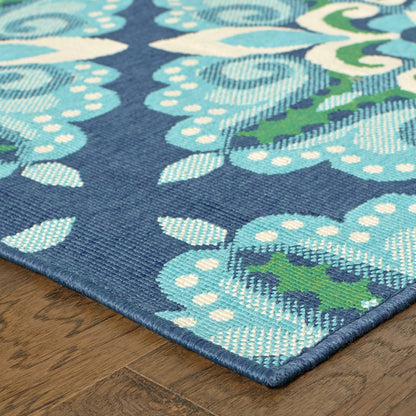Tapis d'intérieur et d'extérieur Style Haven Martinque Medallion-