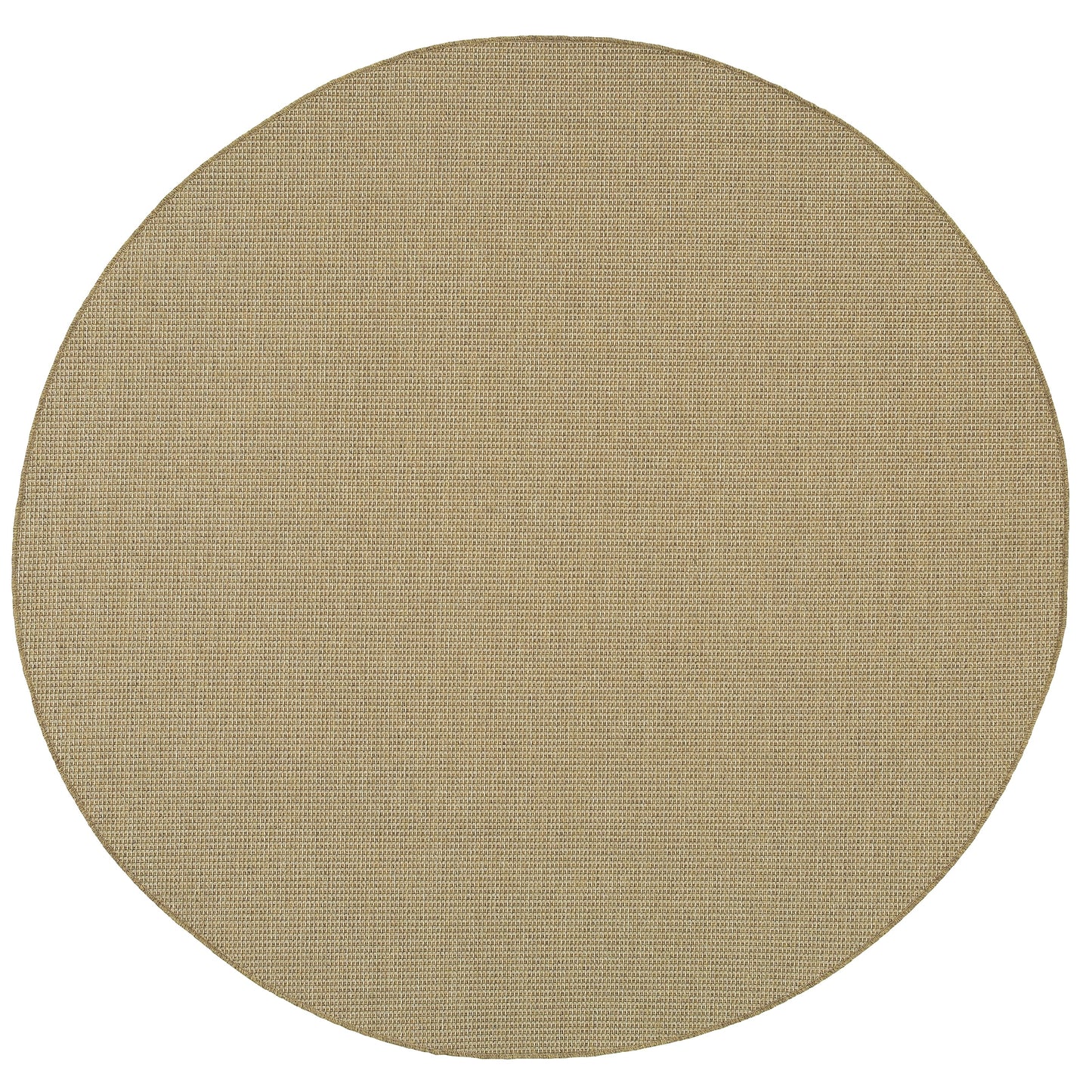 Tapis d'intérieur/extérieur texturé uni marron clair Style Haven Veranda