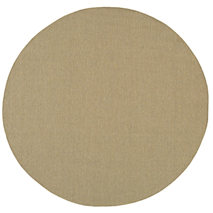 Tapis d'intérieur/extérieur texturé uni marron clair Style Haven Veranda