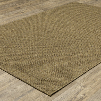 Tapis d'intérieur et d'extérieur tissé ton sur ton Veranda de Style Haven