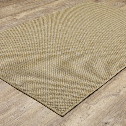 Tapis d'intérieur et d'extérieur tissé ton sur ton Veranda de Style Haven